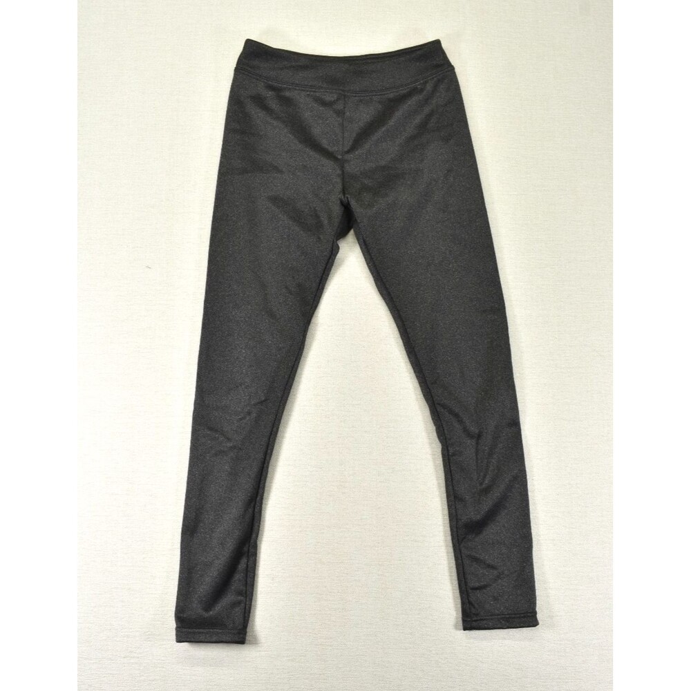 Serra Aldi Fleece Lined Leggings Gray Small S Charcoal Warm Winter Cozy Layering